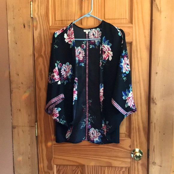 Floral Flowy Cardigan - Picture 1 of 2